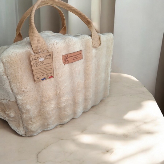 Sac isotherme Ice cube M, "Bubble" sable