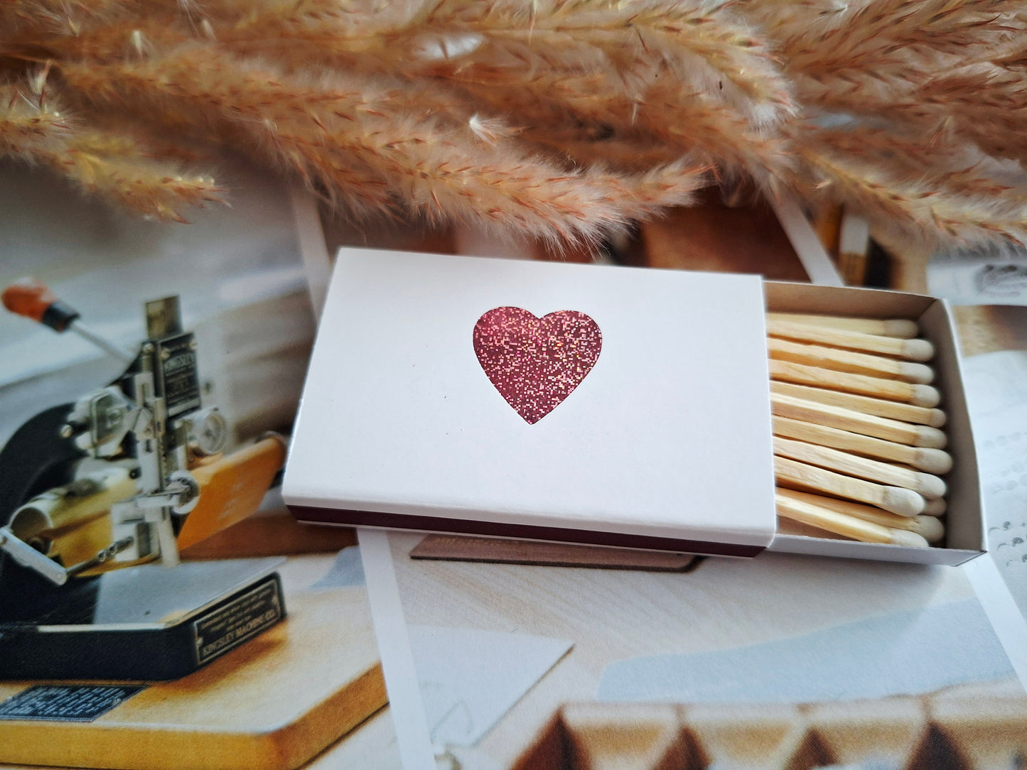 Boîte d'allumettes - Coeur