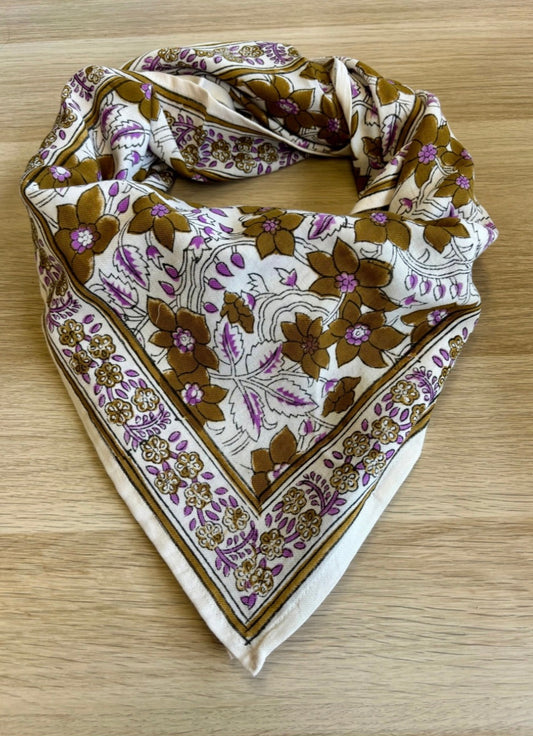 Foulard Adulte Agra Mocha 100 cm