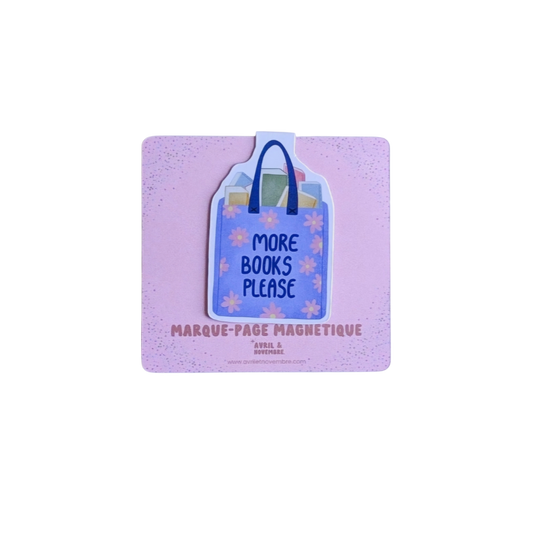 Marque-Page Magnétique – More Books Please