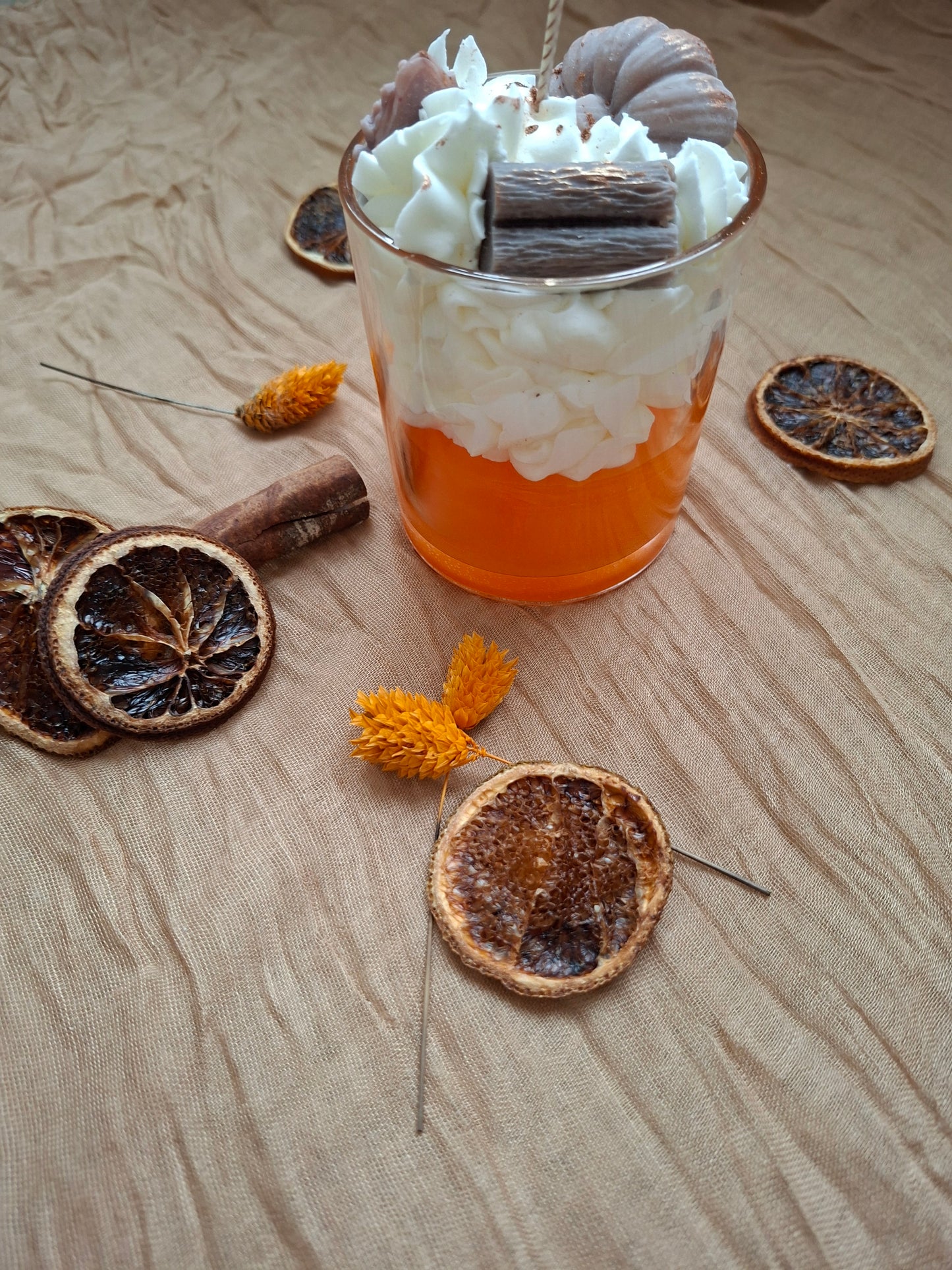 Bougie orange-cannelle