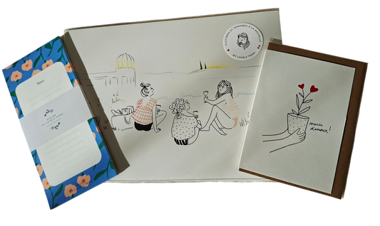 Coffret illustration amie