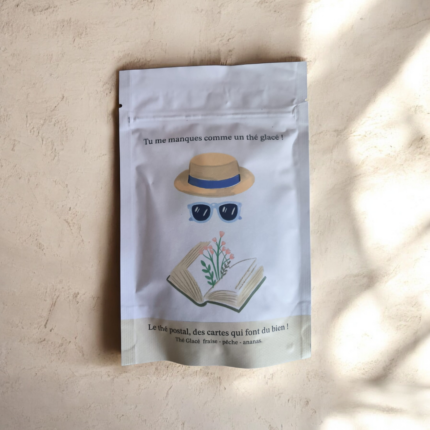 Thé postale "Tu me manques comme un Thé glacé"