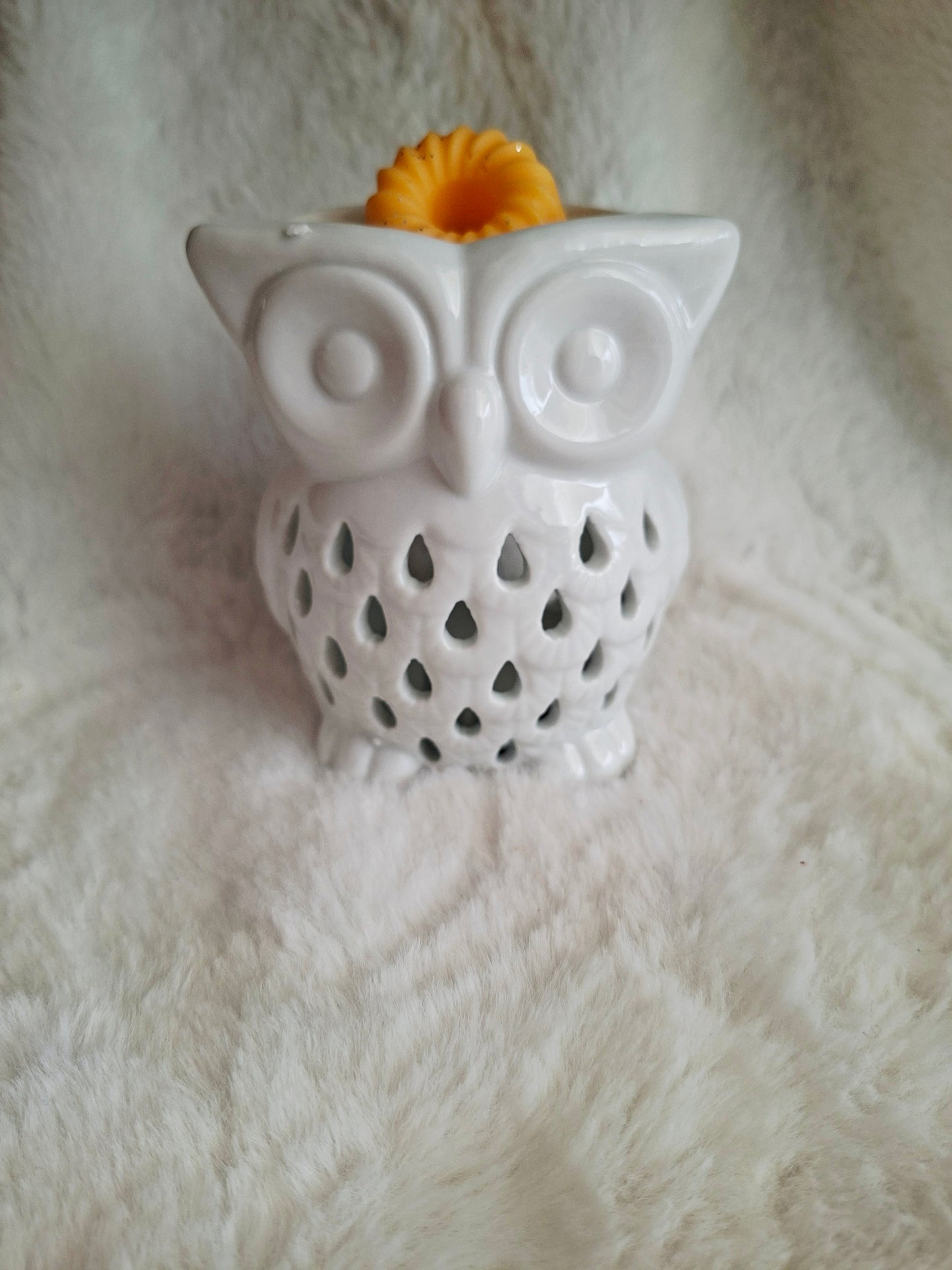 Brûle parfum "Hibou blanc"